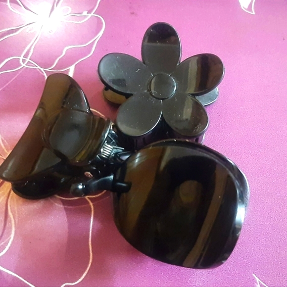 Combo Set of 3 Black Minimalist Clutchers - Picture 3 of 6